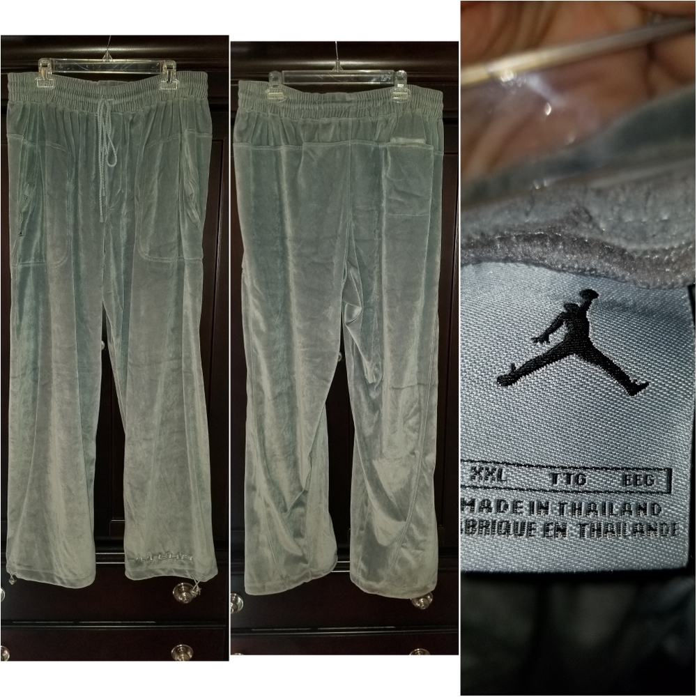 Velour Jordan pants
